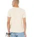 Bella + Canvas 3001RCY Unisex Recycled Organic T-S in Heather natural back view