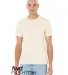 Bella + Canvas 3001RCY Unisex Recycled Organic T-S in Heather natural front view