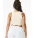 Bella + Canvas 1019 Ladies' Micro Ribbed Racerback in Sol natural blnd back view