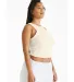 Bella + Canvas 1019 Ladies' Micro Ribbed Racerback in Sol natural blnd side view