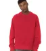 Bayside Apparel 4025 Men's Super Heavy Oversized C in Red front view