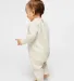 Rabbit Skins 4447 Infant Fleece One-Piece Bodysuit in Natural heather side view