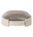 Big Accessories BA641 Lariat Visor in Khaki back view