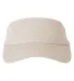 Big Accessories BA641 Lariat Visor in Khaki front view