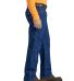 Dickies DD220 Men's FLEX Active Waist 5-Pocket Rel in Rns ind blue _38 side view