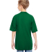 Augusta Sportswear 791 Youth Wicking T-Shirt in Kelly back view