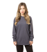 econscious EC5200 Unisex Motion Crewneck Sweatshir in Graphite front view