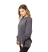 econscious EC5200 Unisex Motion Crewneck Sweatshir in Graphite side view