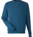 econscious EC5305 Unisex Reclaimist Sweatshirt in Tidal blue front view