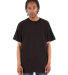 Shaka Wear SHASS Adult Active Short-Sleeve Crewnec in Black front view