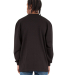 Shaka Wear SHMHLS Adult Max Heavyweight Long-Sleev in Black back view