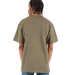 Shaka Wear SHMHSS Adult Max Heavyweight T-Shirt in Olive back view
