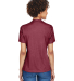 Team 365 TT11HW Ladies' Sonic Heather Performance  in Sp maroon hthr back view