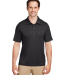 Team 365 TT51H Men's Zone Sonic Heather Performanc in Black heather front view