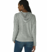 Boxercraft BW1501 Ladies' Cuddle Soft Hooded Sweat in Oxford heather back view