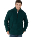 Boxercraft BM8510 Men's Everest Pile Fleece Half-Z in Moss/ black front view