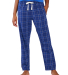 Boxercraft BW6620 Ladies' 'Haley' Flannel Pant wit in Navy field plaid front view