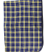 Boxercraft FB250 Premium Flannel Blanket in Navy/ gold plad front view