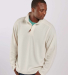 Boxercraft BM5201 Men's Sullivan Sweater Fleece Qu in Natural heathr side view