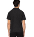 Threadfast Apparel 382PL Unisex Impact Polo in Black heather back view