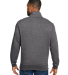 Threadfast Apparel 320Q Unisex Ultimate Fleece Qua in Charcoal heather back view