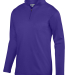 Augusta Sportswear 5508 Youth Wicking Fleece Quart in Purple front view