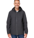 DRI DUCK 5323 Men's Quantum Puffer Jacket in Graphite front view