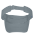 J America 5514 Adult Hawkeye Visor in Grey back view