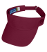 J America 5514 Adult Hawkeye Visor in Burgundy front view