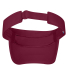 J America 5514 Adult Hawkeye Visor in Burgundy back view