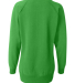 J America 8918 Ladies' Tunic Sweatshirt in Lime back view