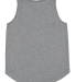 LA T 2692 Youth Relaxed Tank in Graphite heather back view