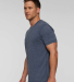 LA T 6902 Adult Vintage Wash T-Shirt in Washed navy side view