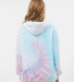 Tie-Dye 8600 Unisex Cloud Hooded Sweatshirt in Unicorn back view