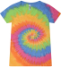 Tie-Dye 1075 Ladies' V-Neck T-Shirt in Eternity front view