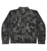 Tie-Dye 9050 Unisex Denim Jacket in Crystal black front view