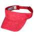 J America 5501 Adult Energy Visor in Red front view