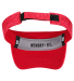 J America 5501 Adult Energy Visor in Red back view