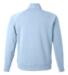 J America 8751 Unisex Apex Fleece Quarter-Zip in Ice blue back view