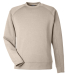 J America 8752 Unisex Apex Fleece Sweatshirt in Mojave front view