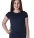Next Level 3710 The Princess Tee in Midnight navy front view