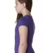 Next Level 3710 The Princess Tee in Purple rush side view