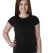 Next Level 3710 The Princess Tee in Black front view