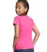 Next Level 3710 The Princess Tee in Raspberry back view