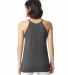 Alternative Apparel 6096S1 Women's Weathered Slub  in Washed black back view