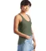 Alternative Apparel 3094 Women's Slinky Jersey Tan in Army green side view