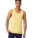 Alternative Apparel 1091 Go To Tank (30's cotton) in Sunset gold front view