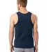 Alternative Apparel 1091 Go To Tank (30's cotton) in Midnight navy back view