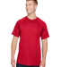 Augusta Sportswear 1565 Attain Two-Button Jersey in Red front view