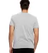US Blanks US2000R Men's Short-Sleeve Recycled Crew in Smoke back view